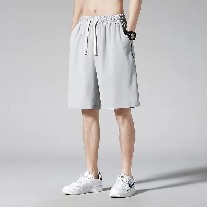 Shorts Masculino de Seda Gelada